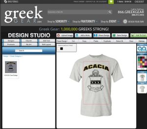 Design Your Own Greek Tees
